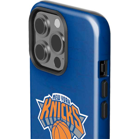 NBA New York Knicks Distressed iPhone 15 Pro Impact Case