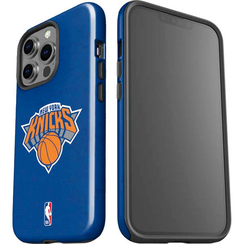 NBA New York Knicks Distressed iPhone 15 Pro Impact Case