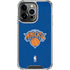 NBA New York Knicks Distressed iPhone 15 Pro Max Clear Case