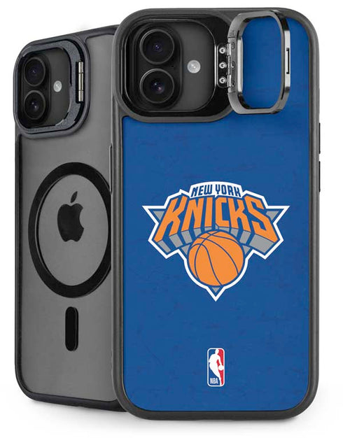 NBA New York Knicks Distressed iPhone 16 Plus Kickstand Case