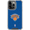 NBA New York Knicks Distressed iPhone 16 Pro Clear Case