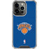 NBA New York Knicks Distressed iPhone 16 Pro Clear Case