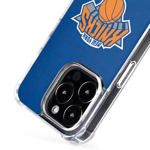 NBA New York Knicks Distressed iPhone 16 Pro MagSafe Case