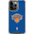 NBA New York Knicks Distressed iPhone 16 Pro Max Clear Case