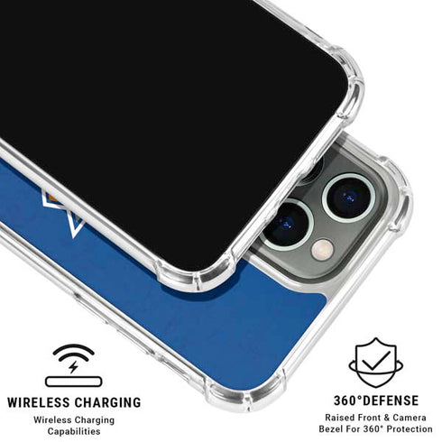 NBA New York Knicks Distressed iPhone 16 Pro Max Clear Case
