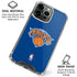 NBA New York Knicks Distressed iPhone 16 Pro Max Clear Case