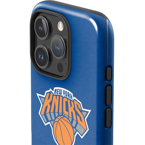 NBA New York Knicks Distressed iPhone 16 Pro Max Impact Case