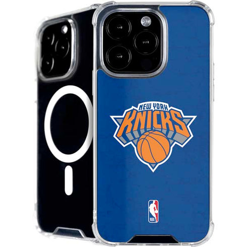 NBA New York Knicks Distressed iPhone 16 Pro Max MagSafe Case