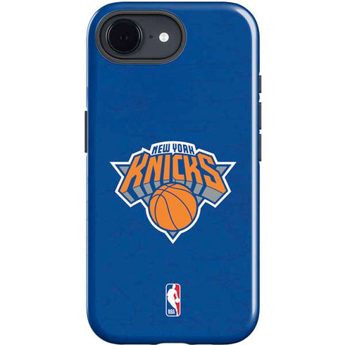 NBA New York Knicks Distressed iPhone 16e Impact Case