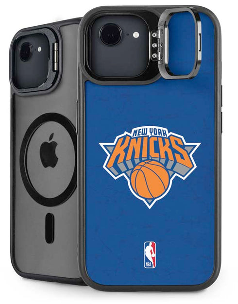 NBA New York Knicks Distressed iPhone 16e Kickstand Case
