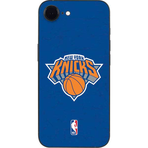 NBA New York Knicks Distressed iPhone 16e Skin