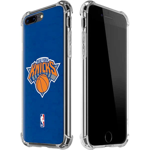 NBA New York Knicks Distressed iPhone 7/8 Plus Clear Case