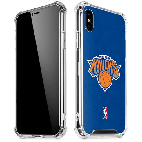 NBA New York Knicks Distressed iPhone X/XS Clear Case