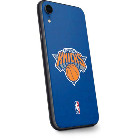 NBA New York Knicks Distressed iPhone XR Skin