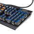 NBA New York Knicks Distressed K95 RGB PLATINUM Mechanical Gaming Keyboard Skin
