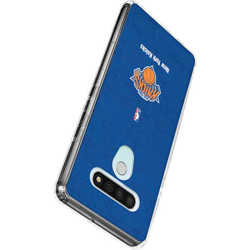NBA New York Knicks Distressed LG Stylo 6 Clear Case