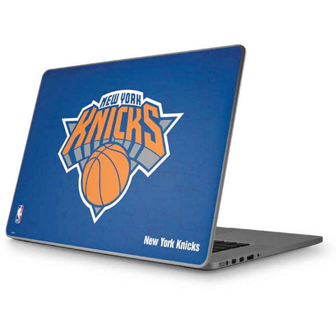 NBA New York Knicks Distressed Apple MacBook Pro 17-inch Skin