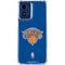 NBA New York Knicks Distressed Moto G 5G (2024) Clear Case