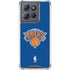 NBA New York Knicks Distressed Moto G Power 5G (2025) Clear Case