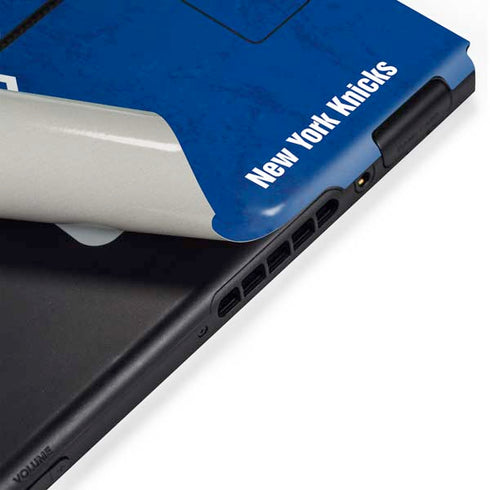 NBA New York Knicks Distressed Nintendo Switch Bundle Skin