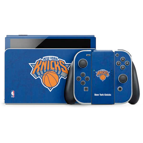 NBA New York Knicks Distressed Nintendo Skins