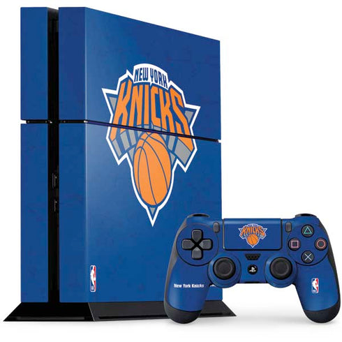 NBA New York Knicks Distressed PS4 Console and Controller Bundle Skin