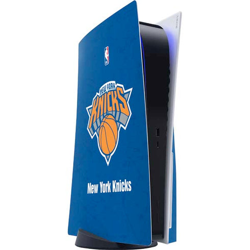 NBA New York Knicks Distressed PS5 Console Skin