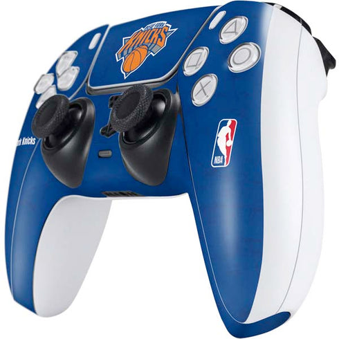 NBA New York Knicks Distressed PS5 Controller Skin