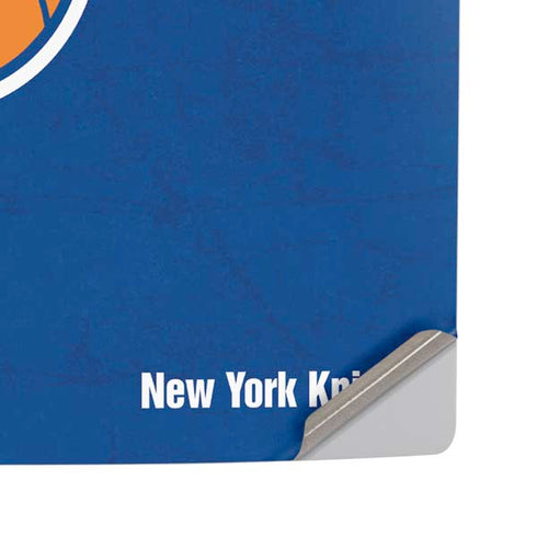 NBA New York Knicks Distressed PS5 Pro Disk Console Skin
