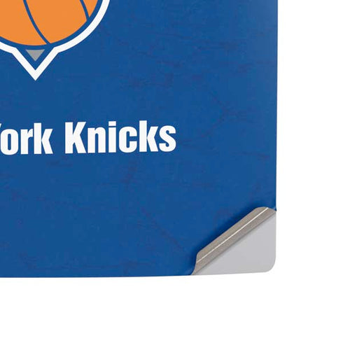 NBA New York Knicks Distressed PS5 Slim Disk Console Skin