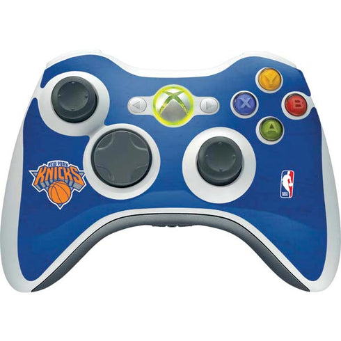 NBA New York Knicks Distressed Xbox 360 Wireless Controller Skin