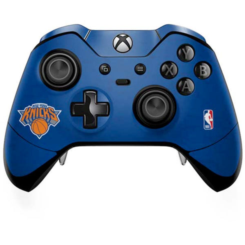 NBA New York Knicks Distressed Xbox One Elite Controller Skin