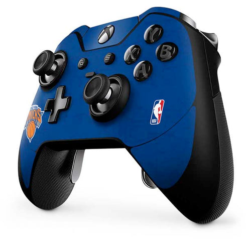 NBA New York Knicks Distressed Xbox One Elite Controller Skin