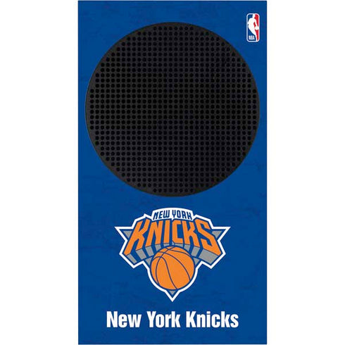 NBA New York Knicks Distressed Xbox Series S Console Skin