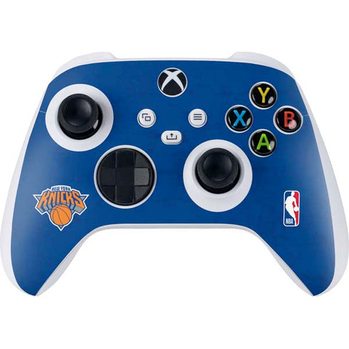 NBA New York Knicks Distressed Xbox Series S Controller Skin
