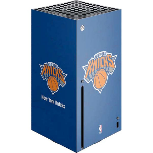 NBA New York Knicks Distressed Xbox Series X Console Skin