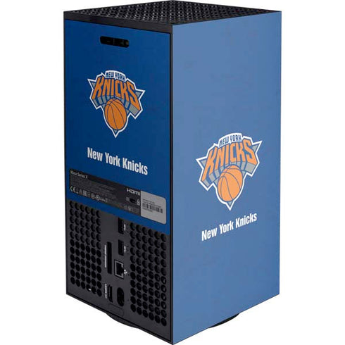 NBA New York Knicks Distressed Xbox Series X Console Skin