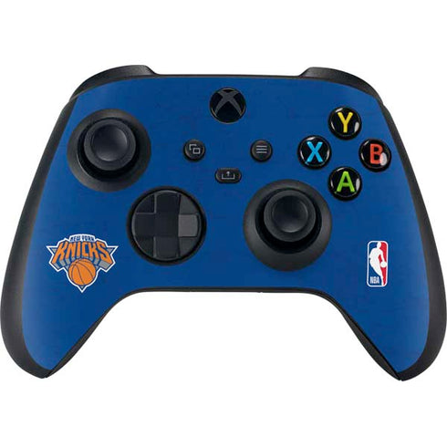 NBA New York Knicks Distressed Xbox Series X Controller Skin
