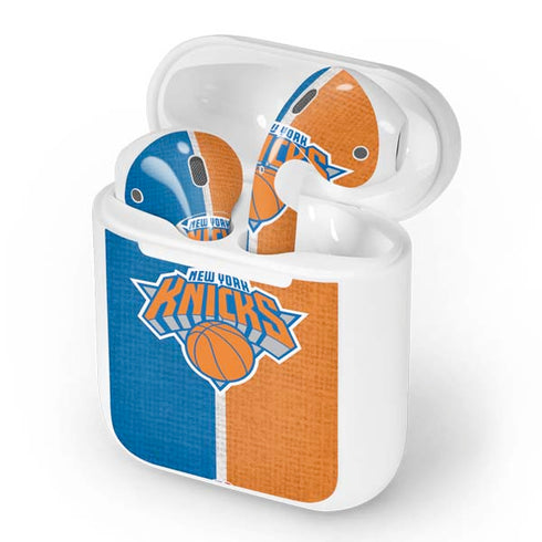 NBA New York Knicks Canvas Apple AirPods Skin