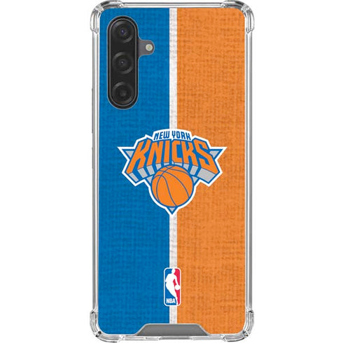 NBA New York Knicks Canvas Galaxy A17 Clear Case