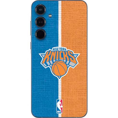 NBA New York Knicks Canvas Galaxy A55 5G Skin