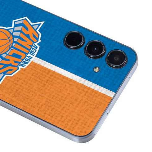 NBA New York Knicks Canvas Galaxy A55 5G Skin