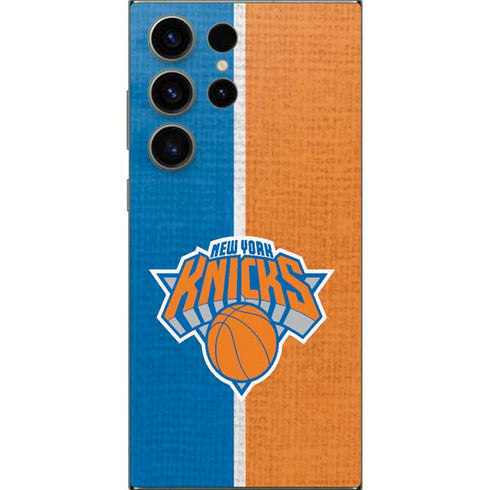 NBA New York Knicks Canvas Galaxy S25 Ultra Skin