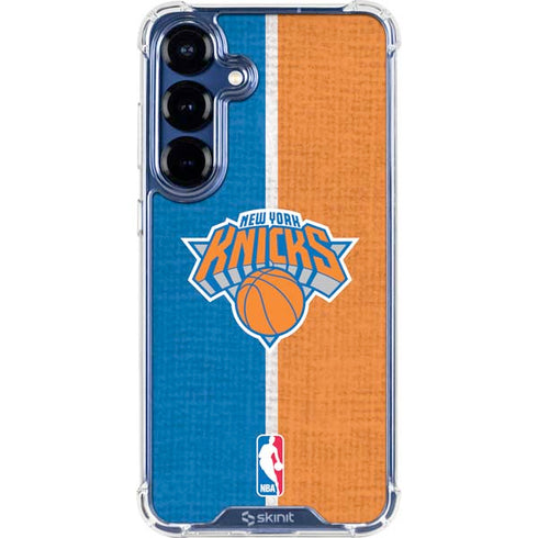 NBA New York Knicks Canvas Galaxy S25 Plus Clear Case