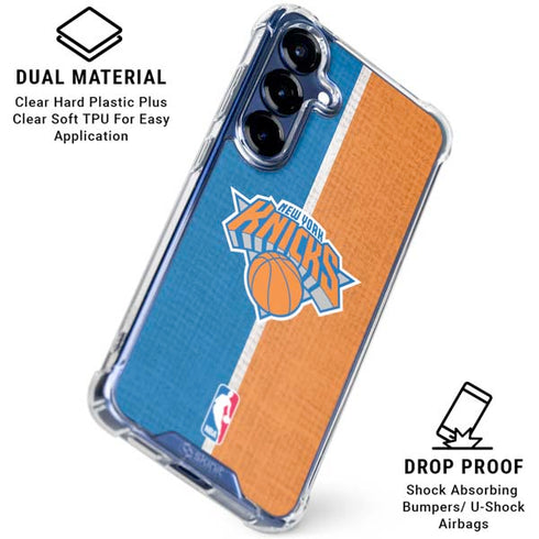 NBA New York Knicks Canvas Galaxy S25 Plus Clear Case