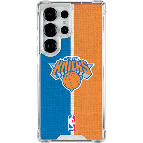 NBA New York Knicks Canvas Galaxy S25 Ultra Clear Case