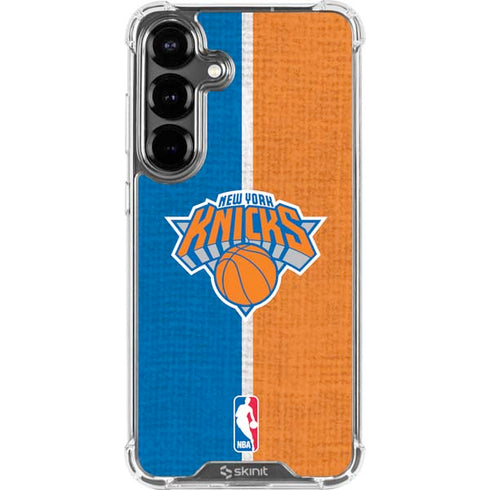 NBA New York Knicks Canvas Galaxy S26 Clear Case