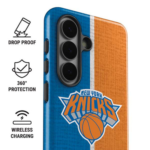 NBA New York Knicks Canvas Galaxy S26 Impact Case