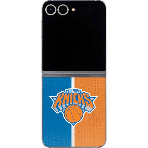 NBA New York Knicks Canvas Galaxy Z Flip6 Skin