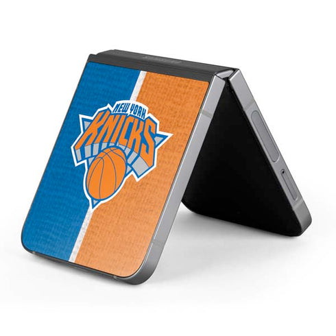 NBA New York Knicks Canvas Galaxy Z Flip6 Skin